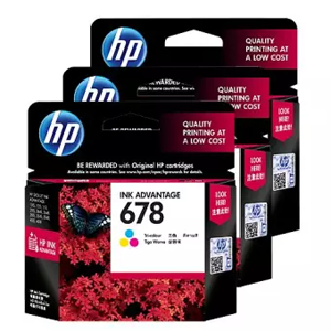 HP 678 Tri color Original Ink Advantage Cartridge CZ108AA price in chennai